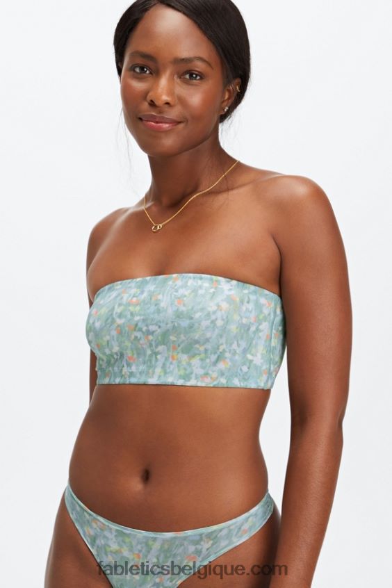 bralette bandeau au toucher fin femmes Fabletics 404P0T1567 jardin lumière du jour