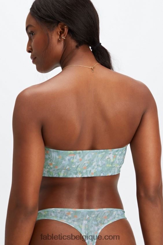 bralette bandeau au toucher fin femmes Fabletics 404P0T1567 jardin lumière du jour