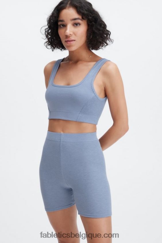 bralette à dos échancré femmes Fabletics 404P0T1551 jean délavé