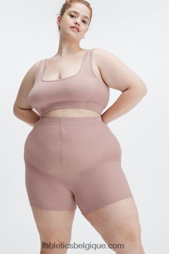 bralette à dos échancré femmes Fabletics 404P0T1553 poussière de traînée