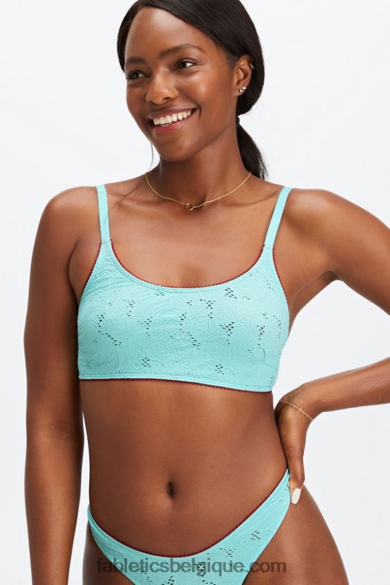 bralette en dentelle sans couture femmes Fabletics 404P0T1523 vague de cristal/cerise douce