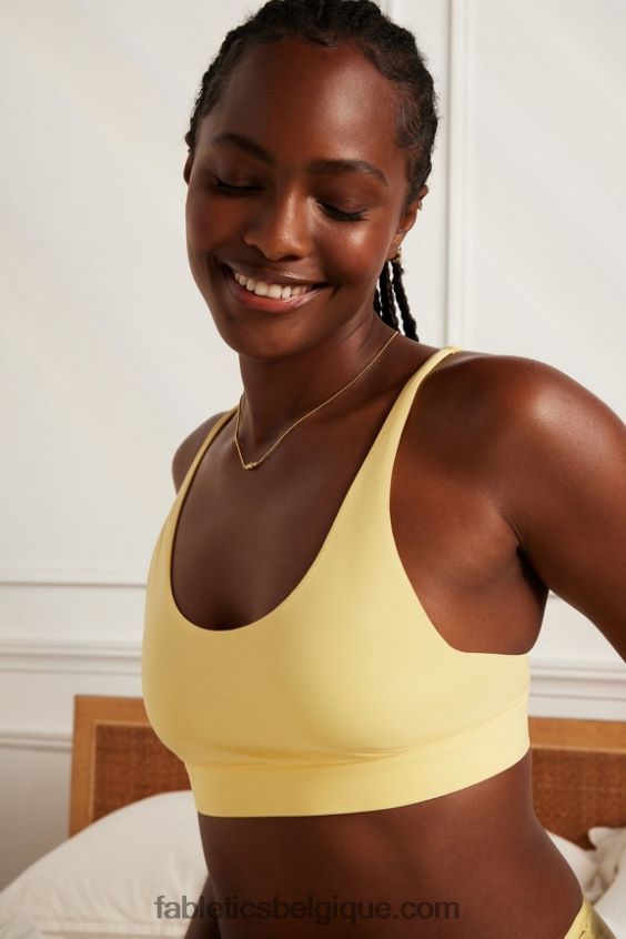 bralette à encolure dégagée au toucher fin femmes Fabletics 404P0T1574 Meyer