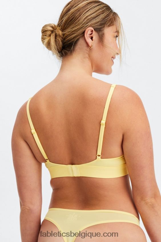 bralette à encolure dégagée au toucher fin femmes Fabletics 404P0T1574 Meyer