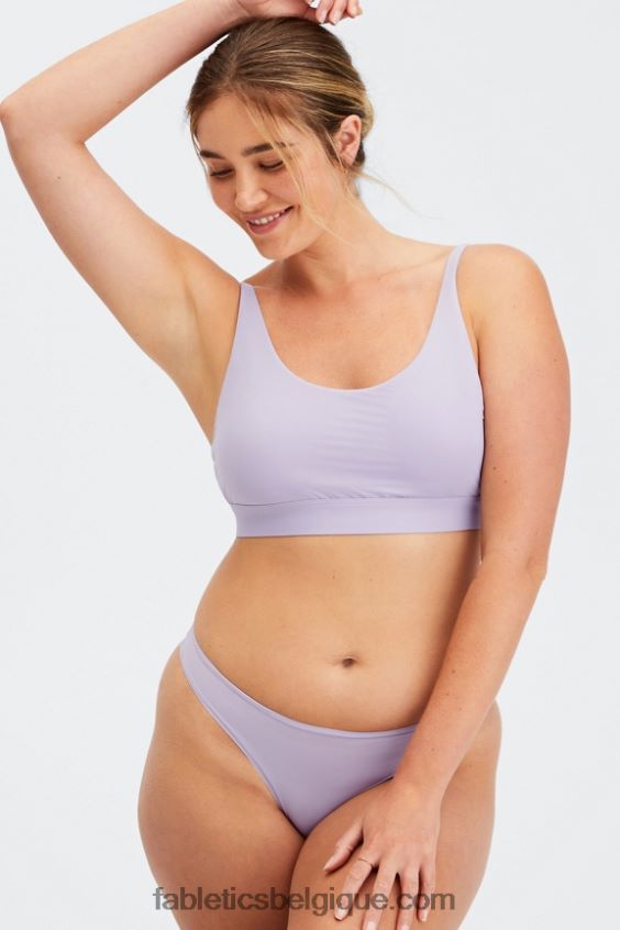 bralette à encolure dégagée au toucher fin femmes Fabletics 404P0T1577 ombre
