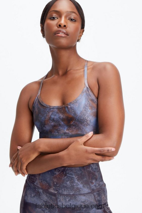 bralette réversible emersyn femmes Fabletics 404P0T1580 interstellaire/bleu poudré
