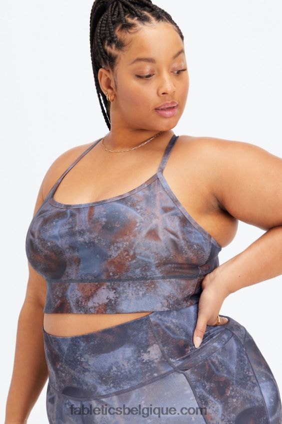 bralette réversible emersyn femmes Fabletics 404P0T1581 interstellaire/bleu poudré