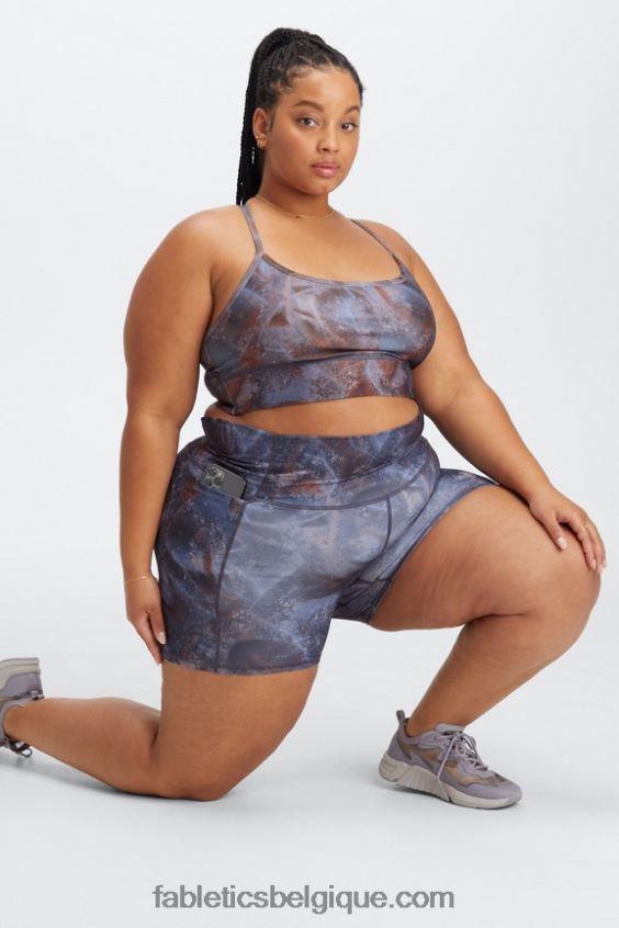 bralette réversible emersyn femmes Fabletics 404P0T1581 interstellaire/bleu poudré