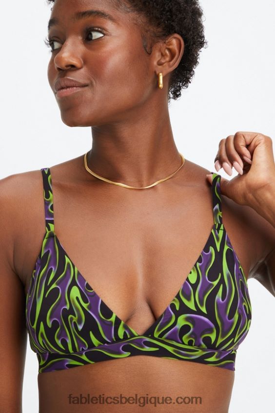 bralette triangle au toucher fin femmes Fabletics 404P0T1537 lueur fille