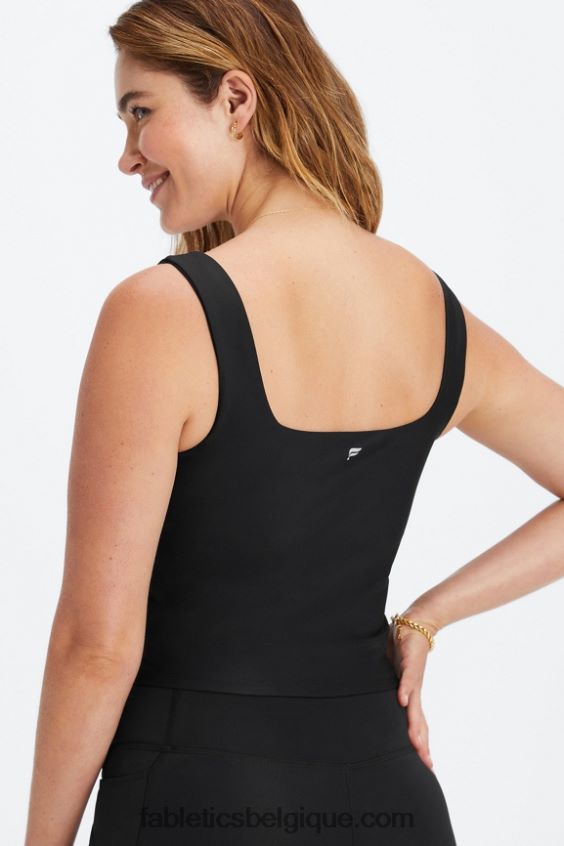 débardeur soutien-gorge intégré lydia femmes Fabletics 404P0T1563 noir
