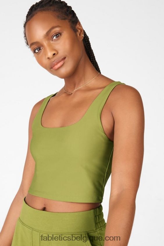 débardeur soutien-gorge intégré lydia femmes Fabletics 404P0T1590 basilic