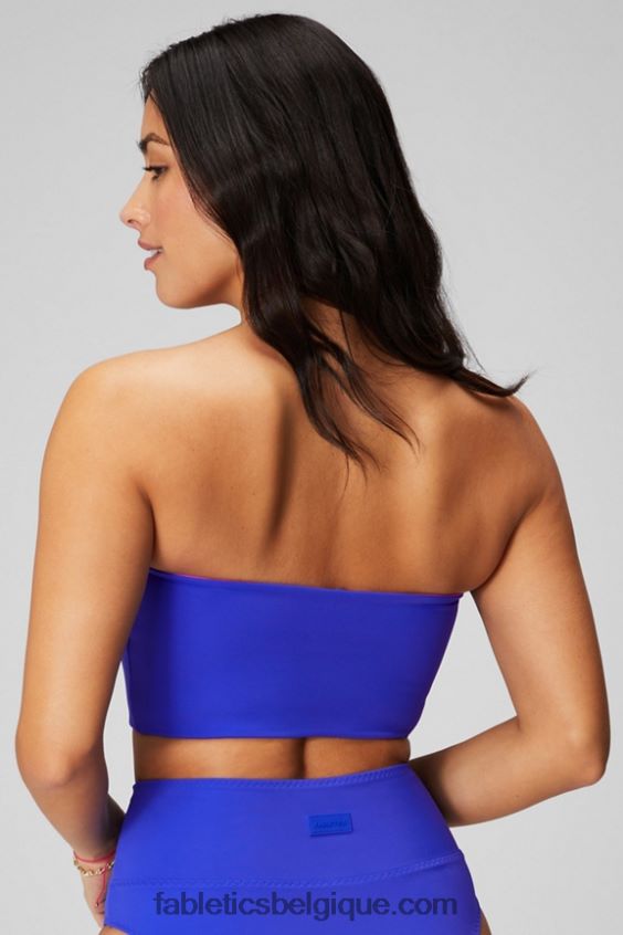 haut de maillot de bain bandeau multi-usages femmes Fabletics 404P0T1504 évasion royale/rose extrême