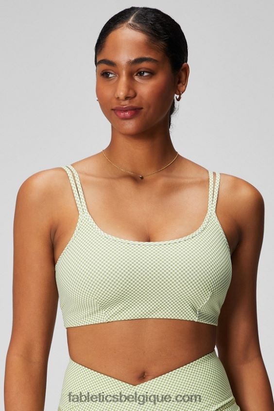 soutien-gorge croisé à faible impact femmes Fabletics 404P0T1518 violon micro-vérification