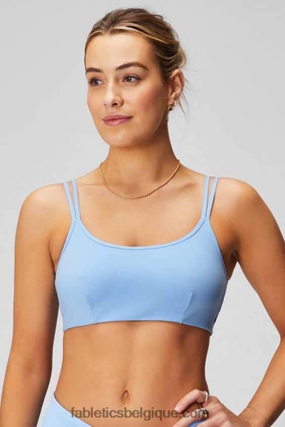 soutien-gorge croisé à faible impact femmes Fabletics 404P0T1519 jacinthe des bois