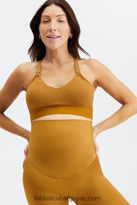soutien-gorge d'allaitement de maternité femmes Fabletics 404P0T1602 bronze foncé