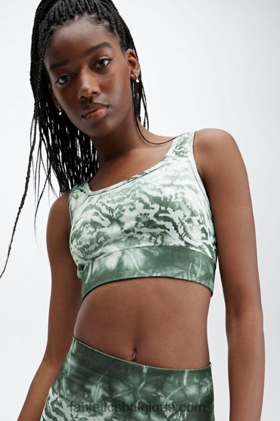 soutien-gorge de sport cameron sans coutures femmes Fabletics 404P0T1643 teinture de cravate de tigre
