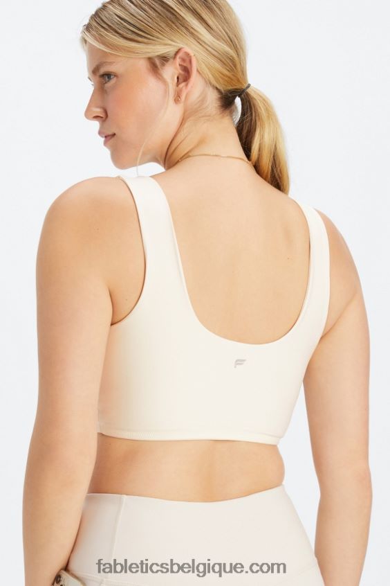 soutien-gorge de sport croisé à faible impact femmes Fabletics 404P0T1516 aigrette