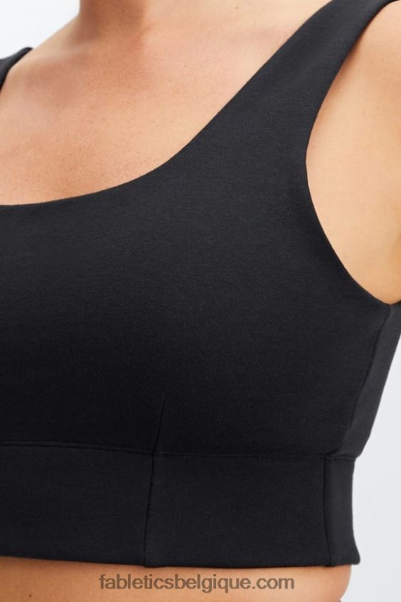 soutien-gorge de sport d\'automne à faible impact femmes Fabletics 404P0T1597 noir