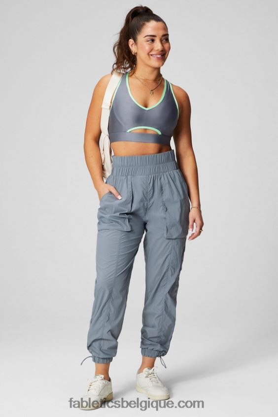 soutien-gorge de sport à faible impact femmes Fabletics 404P0T1489 éclat nuage d\'orage/chaux sucrée