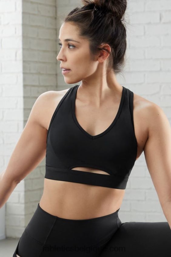 soutien-gorge de sport à faible impact femmes Fabletics 404P0T1490 noir