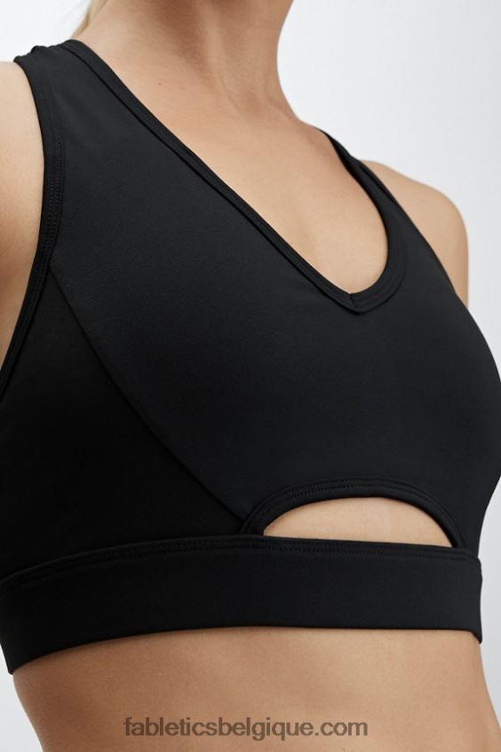 soutien-gorge de sport à faible impact femmes Fabletics 404P0T1490 noir