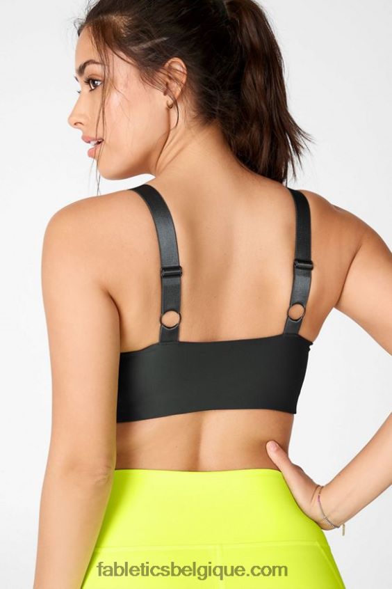 soutien-gorge de sport à faible impact ines femmes Fabletics 404P0T1676 ombre de nuit/néon