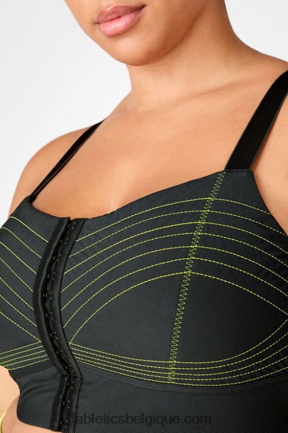 soutien-gorge de sport à faible impact ines femmes Fabletics 404P0T1677 ombre de nuit/néon