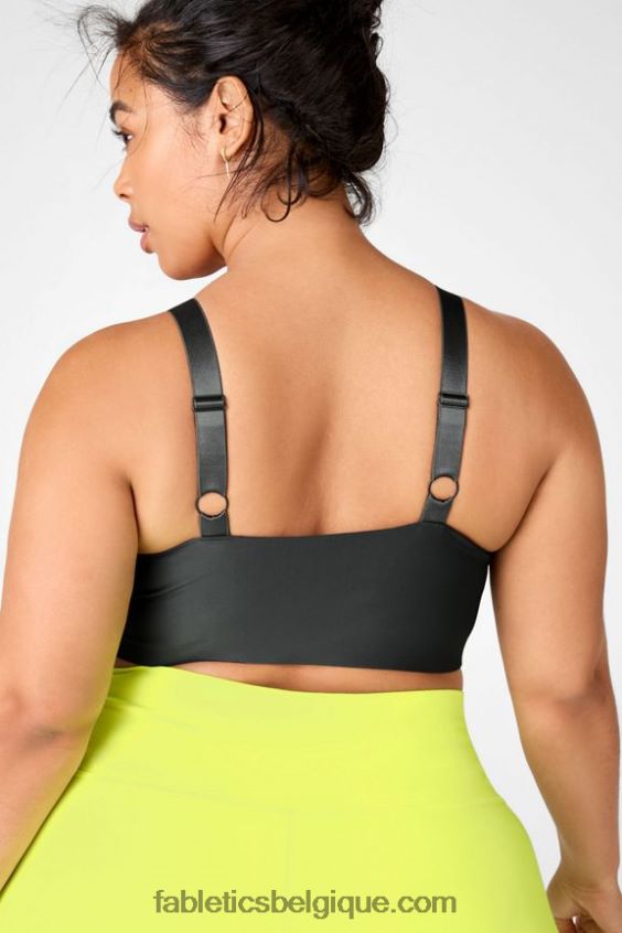 soutien-gorge de sport à faible impact ines femmes Fabletics 404P0T1677 ombre de nuit/néon