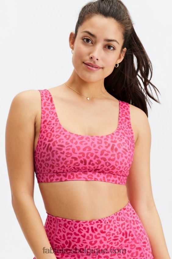 soutien-gorge de sport à faible impact lola femmes Fabletics 404P0T1618 baiser de léopard