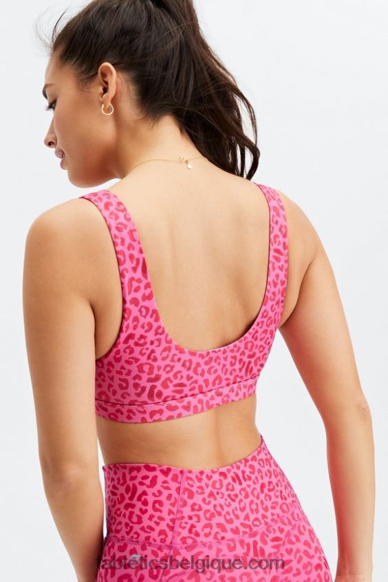 soutien-gorge de sport à faible impact lola femmes Fabletics 404P0T1618 baiser de léopard