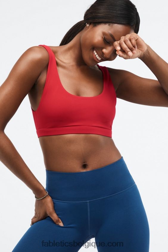 soutien-gorge de sport à faible impact lola femmes Fabletics 404P0T1622 haute rouge