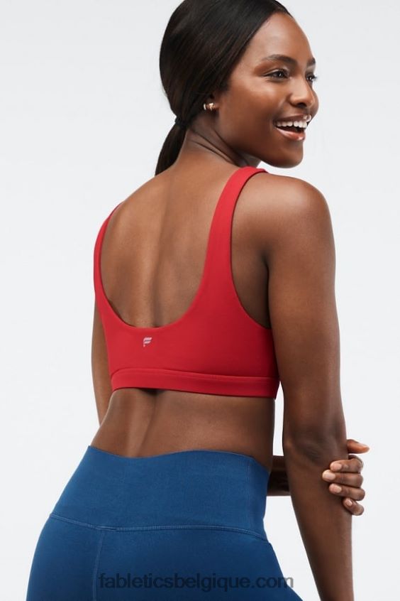 soutien-gorge de sport à faible impact lola femmes Fabletics 404P0T1622 haute rouge