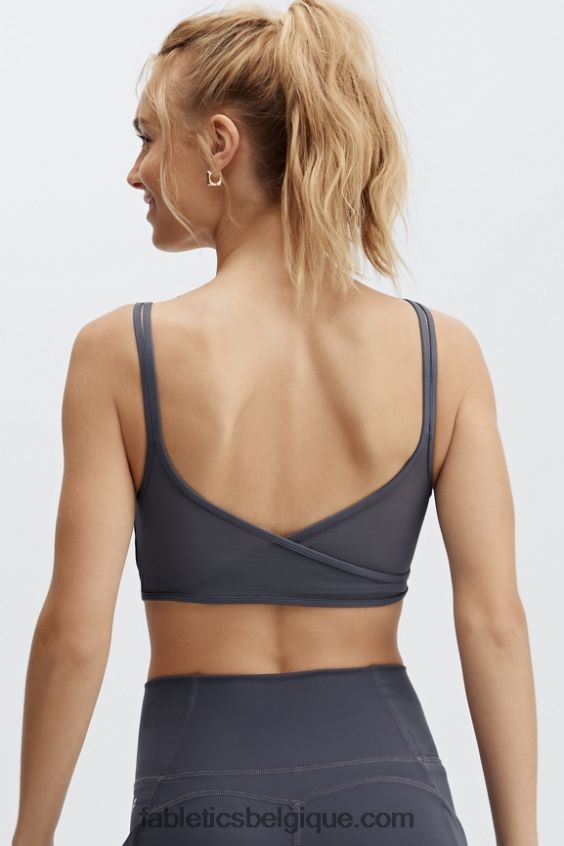 soutien-gorge de sport à faible impact naomi femmes Fabletics 404P0T1628 étain