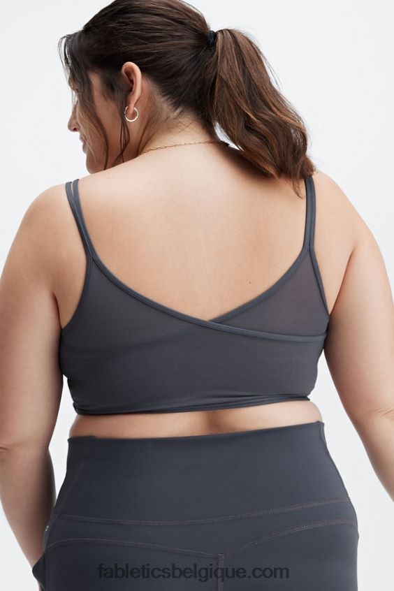 soutien-gorge de sport à faible impact naomi femmes Fabletics 404P0T1629 étain