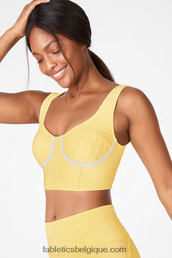 soutien-gorge de sport à faible impact nova femmes Fabletics 404P0T1665 meyer/chemin du ciel