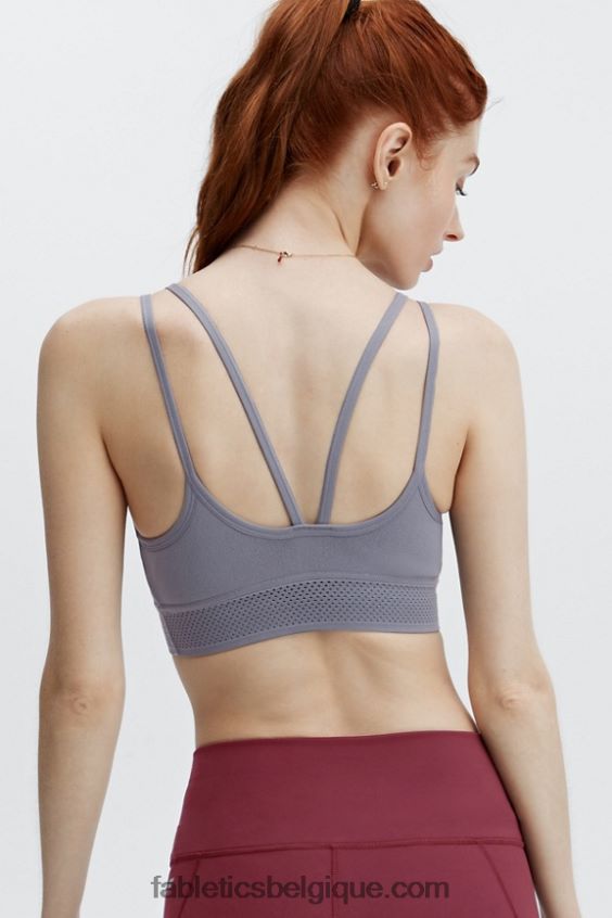 soutien-gorge de sport jenni sculptknit femmes Fabletics 404P0T1635 nuage de pluie sombre