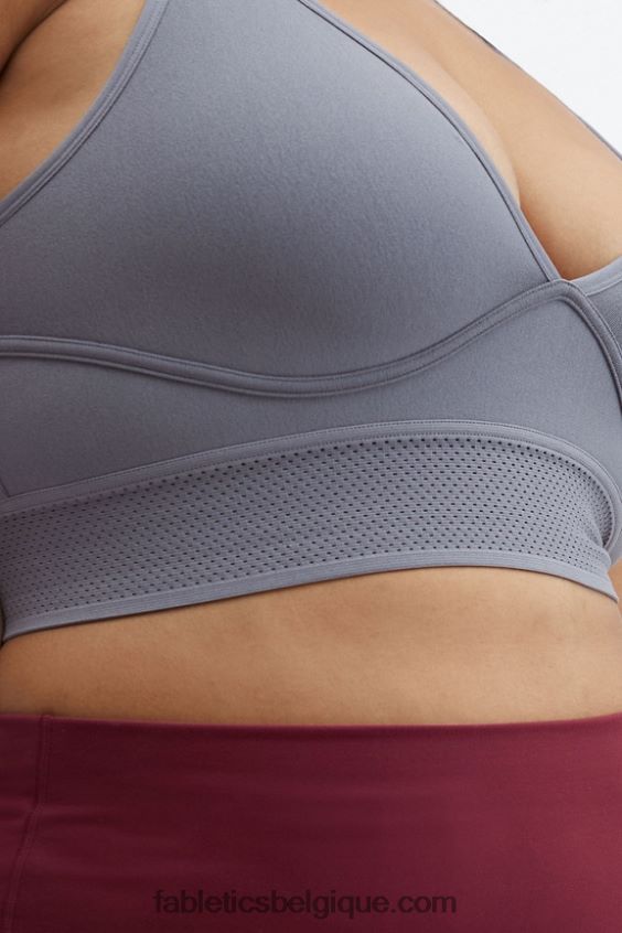 soutien-gorge de sport jenni sculptknit femmes Fabletics 404P0T1636 nuage de pluie sombre