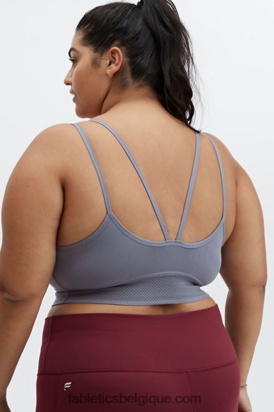 soutien-gorge de sport jenni sculptknit femmes Fabletics 404P0T1636 nuage de pluie sombre