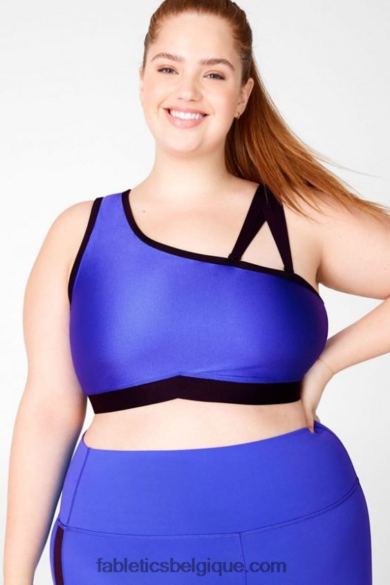 soutien-gorge de sport winn iii à faible impact femmes Fabletics 404P0T1689 lapis/noir
