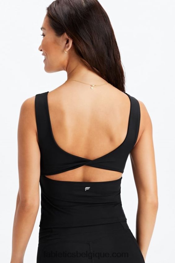 soutien-gorge intégré Oasis Twist femmes Fabletics 404P0T1494 noir
