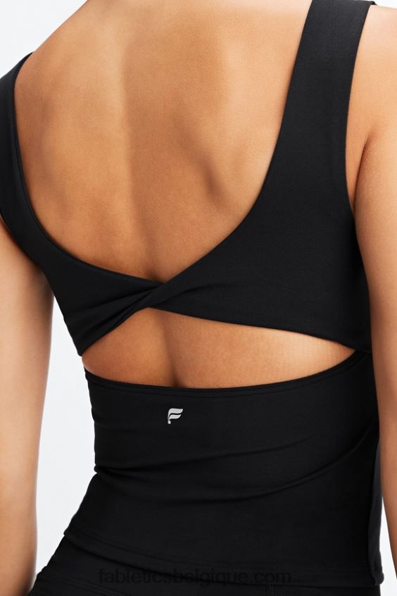 soutien-gorge intégré Oasis Twist femmes Fabletics 404P0T1494 noir