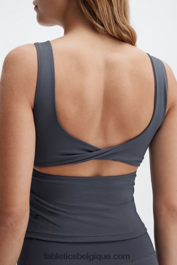 soutien-gorge intégré Oasis Twist femmes Fabletics 404P0T1495 étain