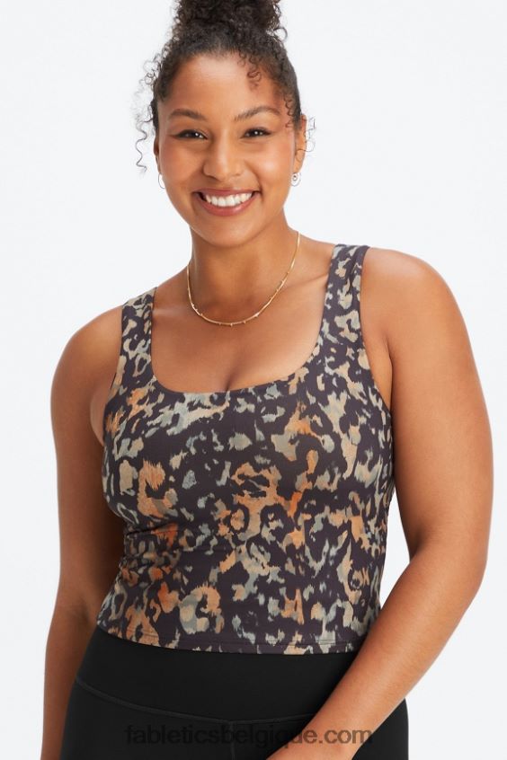 soutien-gorge intégré Oasis Twist femmes Fabletics 404P0T1497 camouflage sauvage