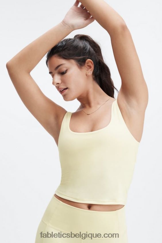 soutien-gorge intégré Oasis Twist femmes Fabletics 404P0T1499 Babeurre