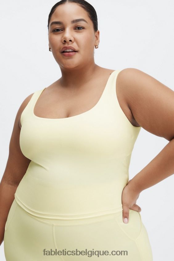 soutien-gorge intégré Oasis Twist femmes Fabletics 404P0T1500 Babeurre