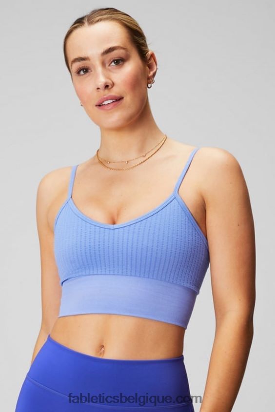 soutien-gorge mi-long sans coutures shauna femmes Fabletics 404P0T1502 punch pervenche