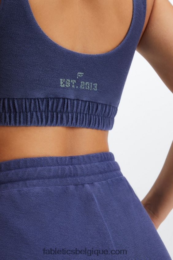 soutien-gorge polaire nala femmes Fabletics 404P0T1591 cobalt profond/aloès