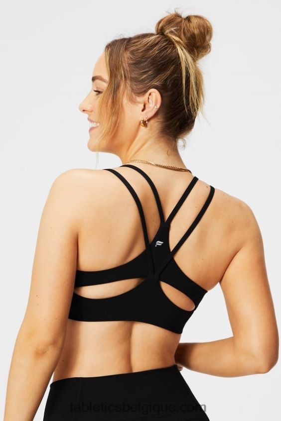 soutien-gorge principal à faible impact femmes Fabletics 404P0T1454 noir