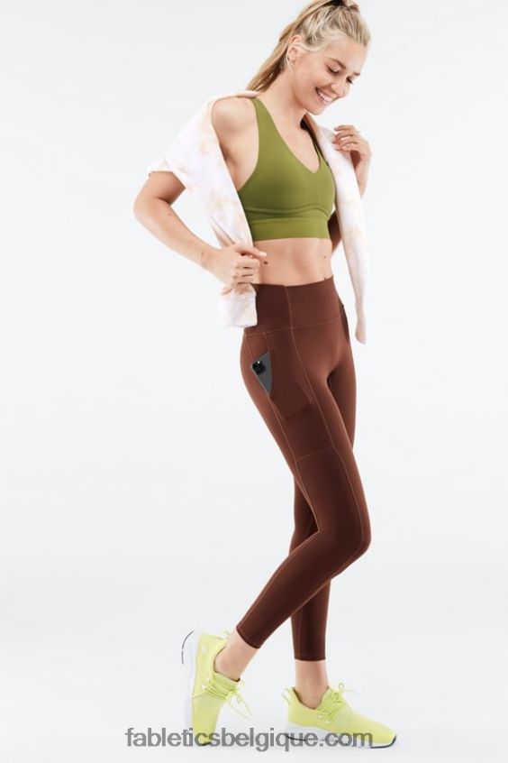 soutien-gorge toute la journée 104 femmes Fabletics 404P0T1482 olive fanée