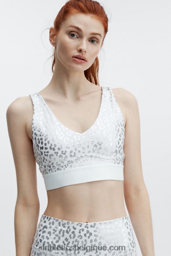 toute la journée tous les jours soutien-gorge 101 femmes Fabletics 404P0T1469 foil furtif/blanc