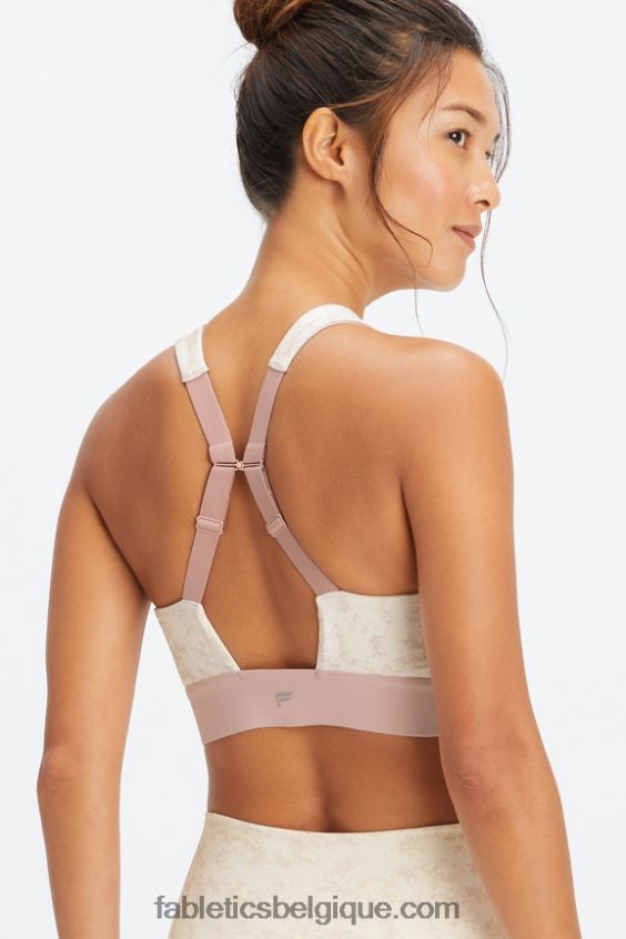 toute la journée tous les jours soutien-gorge 101 femmes Fabletics 404P0T1470 soft white mini nueue camo/mued mauve